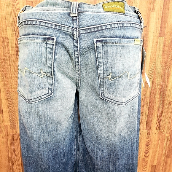 Sz 26 NWTDavid Kahn Lana Frayed Cropped Jeans… - Picture 5 of 9